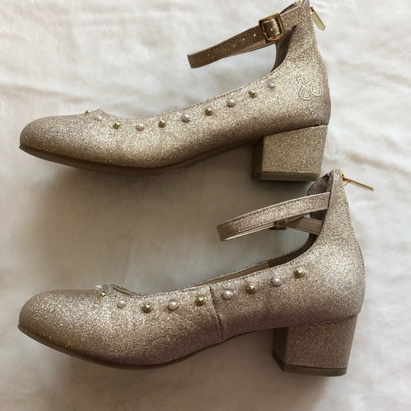 EUC Sam Edelman Gold Glitter shoe. Size 5. - Picture 4 of 8